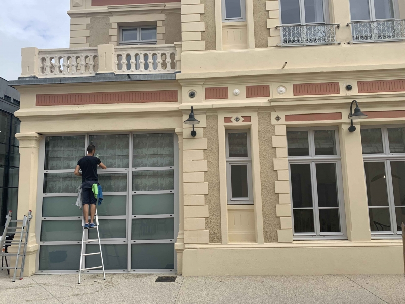 nettoyage exterieur de maison de retraite à Lyon