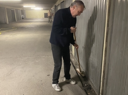 Lavage de sols en parking souterrain à Lyon 69