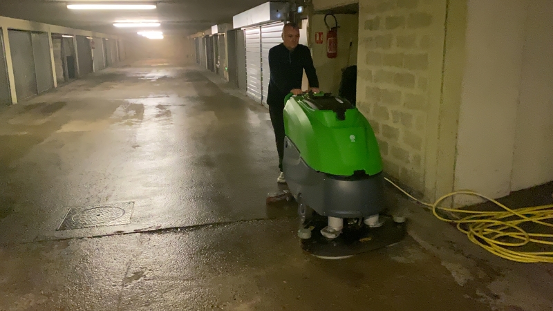 Lavage de sous sol à Lyon Croix Rousse