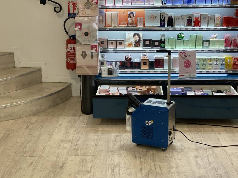 Désinfection d'un commerce en métropole de lyon