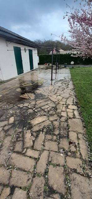 Nettoyage karcher terrasse avant